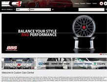 Tablet Screenshot of customcarscentral.com
